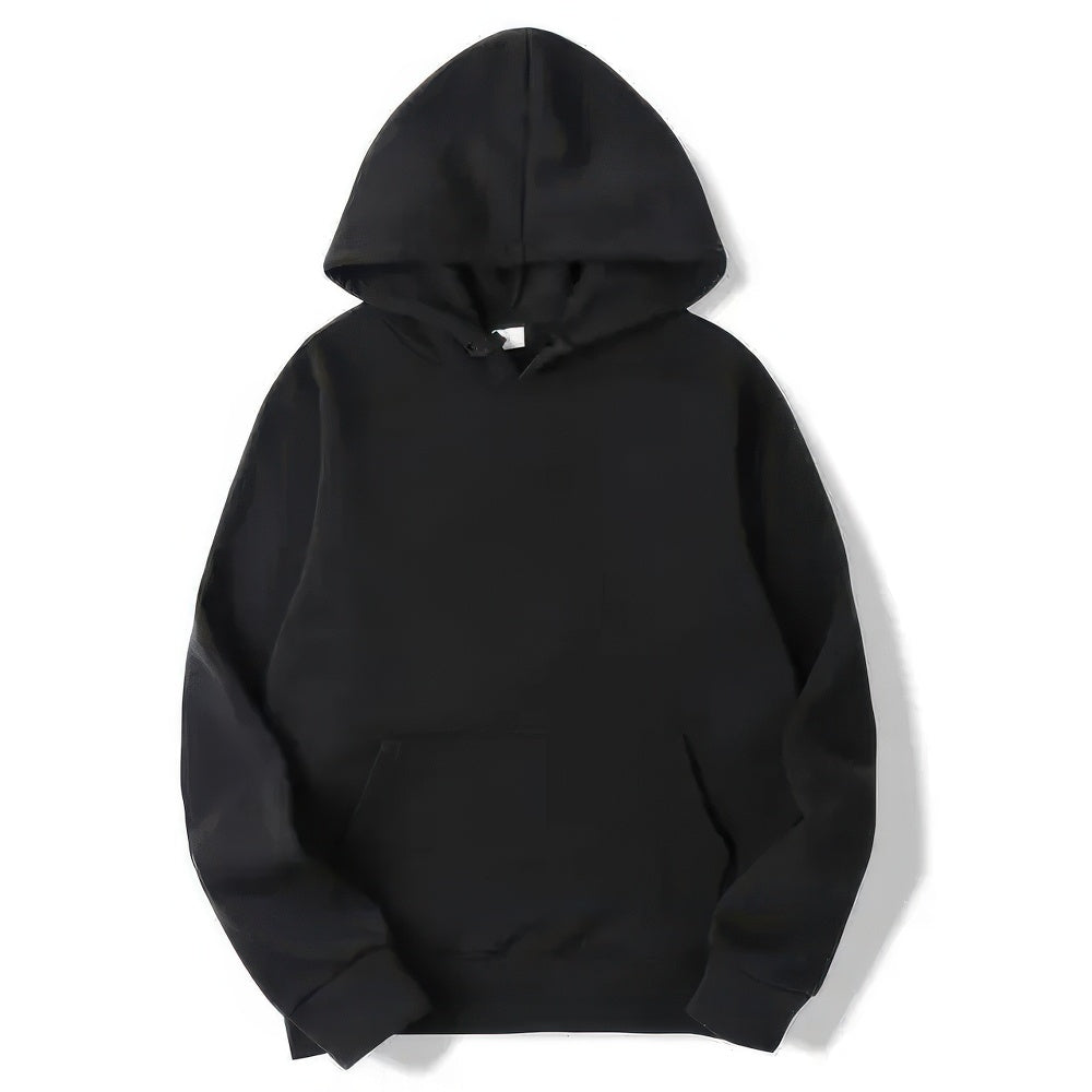 Hoodie - Warm Kangaroo Pocket Pullover Hoodie for Men and Women-Chaps of London-Black-S-Chaps of London