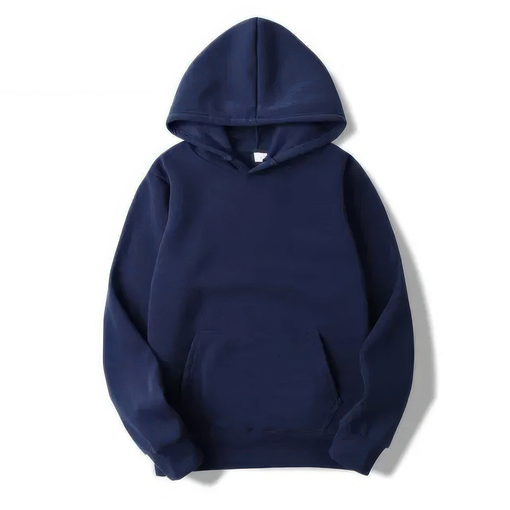 Hoodie - Warm Kangaroo Pocket Pullover Hoodie for Men and Women-Chaps of London-Navy Blue-S-Chaps of London