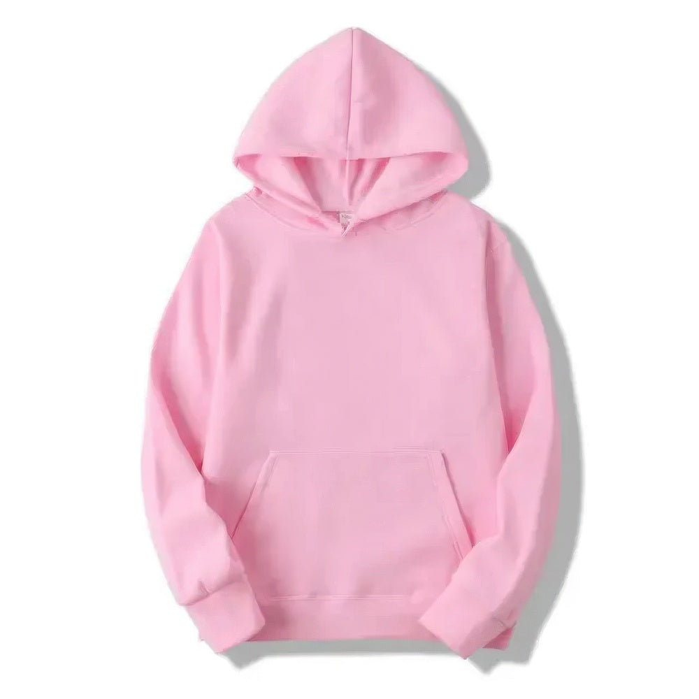 Hoodie - Warm Kangaroo Pocket Pullover Hoodie for Men and Women-Chaps of London-Rose-S-Chaps of London