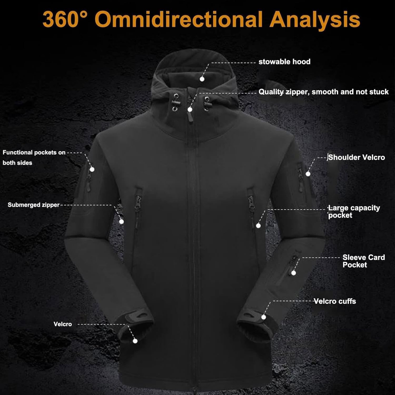 Jacket and Pants Set - Men's Tactical Outdoor Jacket and Cargo Pants-Men’s Tracksuit Set-Chaps of London-Chaps of London