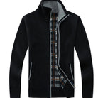 Knitted Cardigan - Men's Warm Standing Collar Zip-Up Cardigan-Fashion Men Jacket Bomber Fall-Chaps of London-Chaps of London