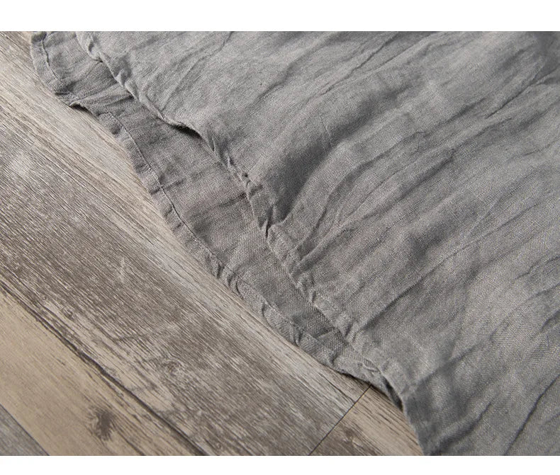 Linen Shirt - Button-Up - Lightweight - Short Sleeve Shirt - Men's Shirts-Chaps of London-Chaps of London