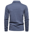 Long Sleeve Polo Shirt - Men's Classic Collared Polo Shirt-Chaps of London-Chaps of London