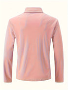 Long Sleeve Polo Shirt - Men's Plain Collared Button Neck Polo Shirt-Men's Long-Sleeve Polo Shirt-Chaps of London-Chaps of London