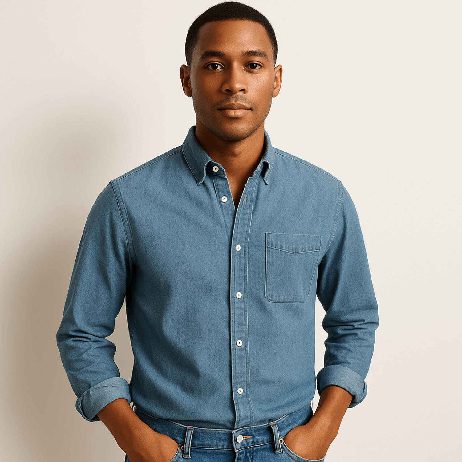Long Sleeve Shirt | Regular Fit | Collared | Button-Up Shirt | Men's Shirt-Chaps of London-Chaps of London