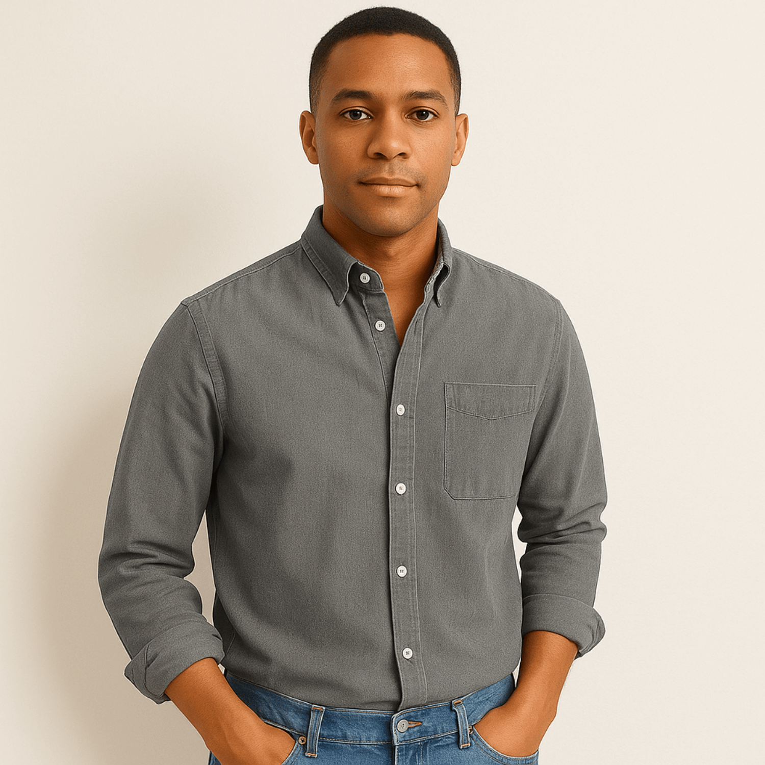 Long Sleeve Shirt | Regular Fit | Collared | Button-Up Shirt | Men's Shirt-Chaps of London-Chaps of London