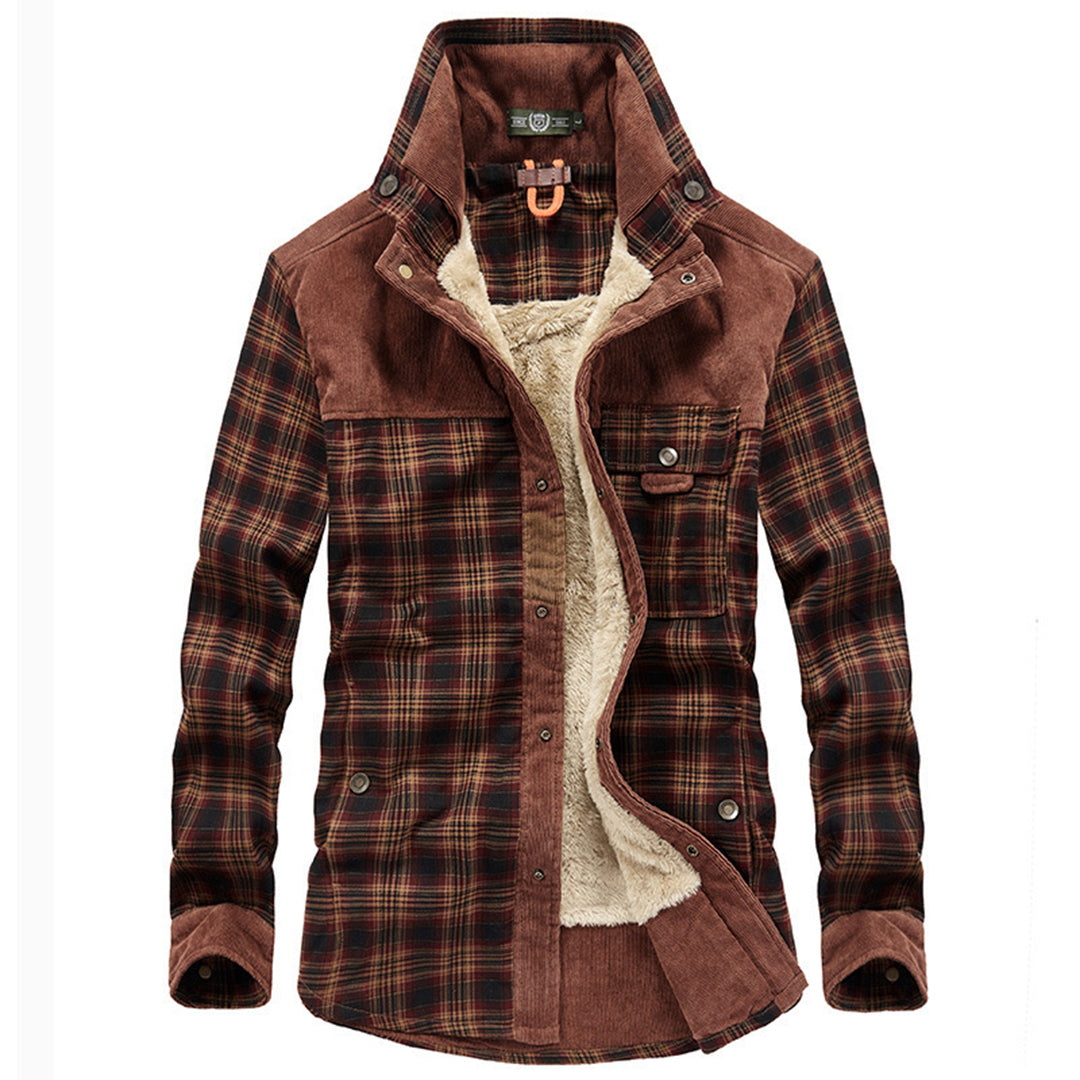 Lumberjack Jacket | Plaid | Fleece Lined | Lumberjack Coat Men's | Winter Jacket-Chaps of London-Chaps of London