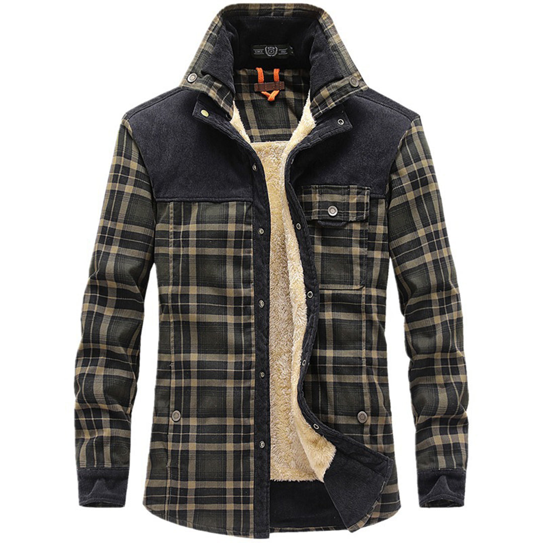 Lumberjack Jacket | Plaid | Fleece Lined | Lumberjack Coat Men's | Winter Jacket-Chaps of London-Chaps of London
