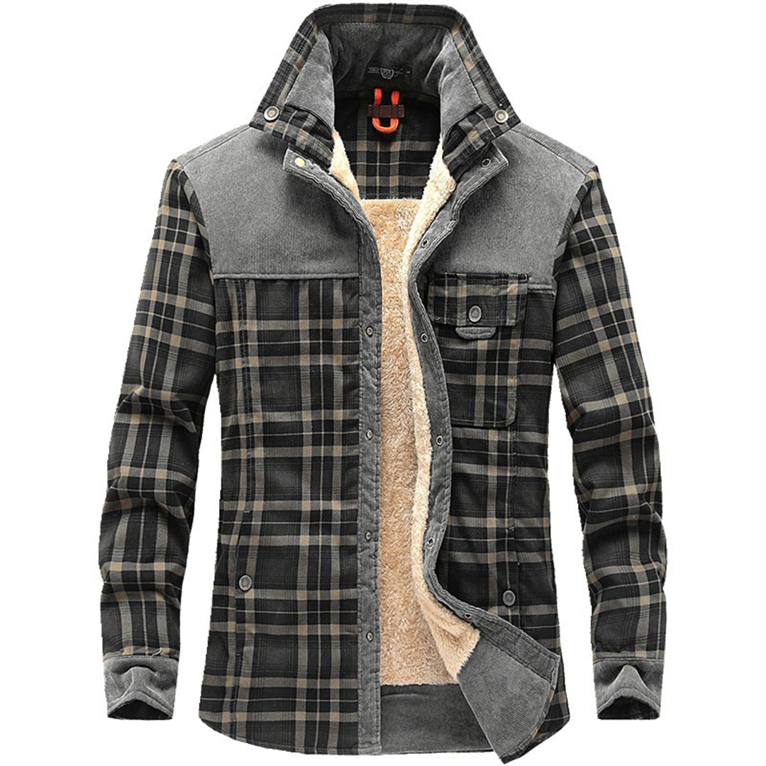 Lumberjack Jacket | Plaid | Fleece Lined | Lumberjack Coat Men's | Winter Jacket-Chaps of London-Chaps of London