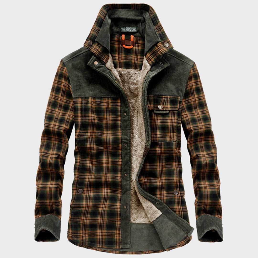 Lumberjack Jacket | Plaid | Fleece Lined | Lumberjack Coat Men's | Winter Jacket-Chaps of London-Chaps of London