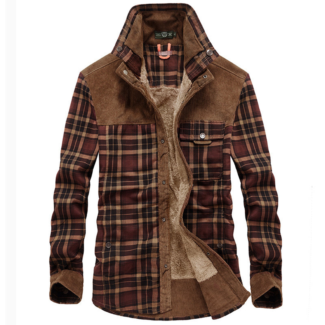 Lumberjack Jacket | Plaid | Fleece Lined | Lumberjack Coat Men's | Winter Jacket-Chaps of London-Chaps of London