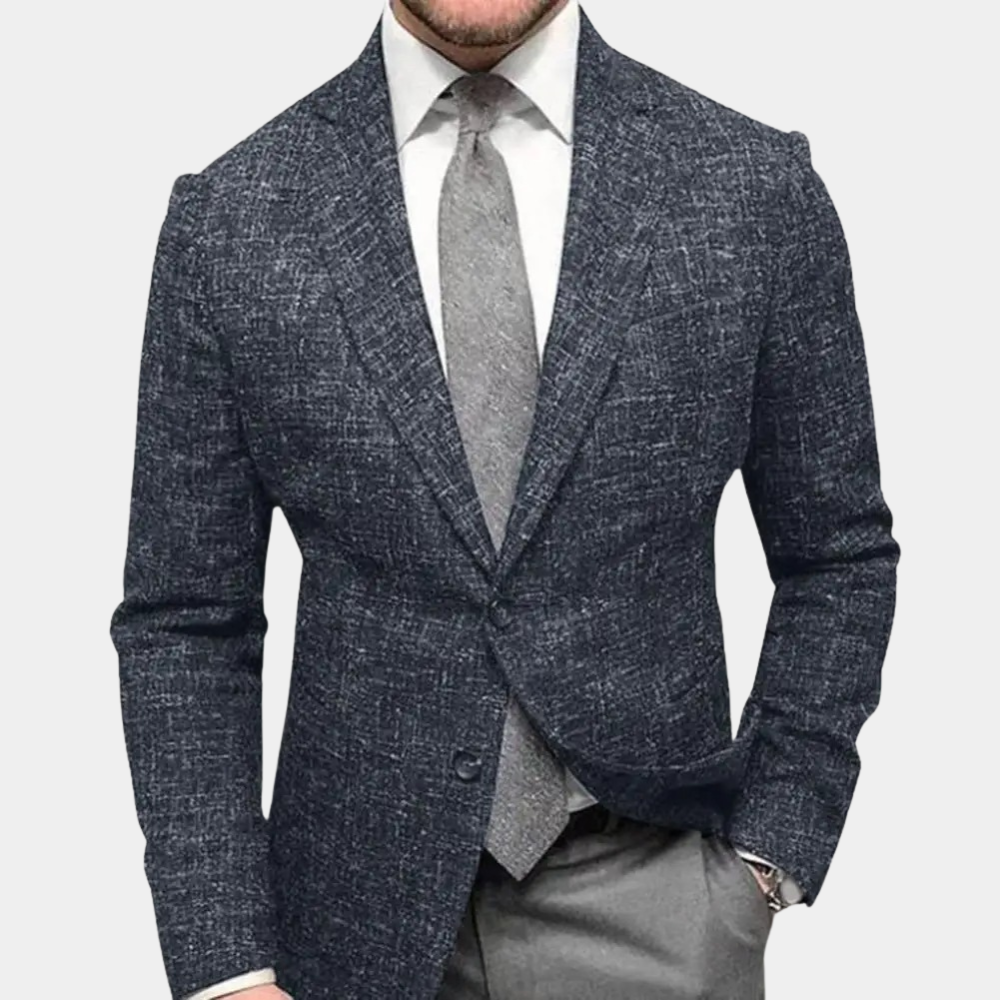 Men's Blazer | Stylish | Single Breasted | Suit Jacket | Men's Clothing-Chaps of London-Black-M-Chaps of London