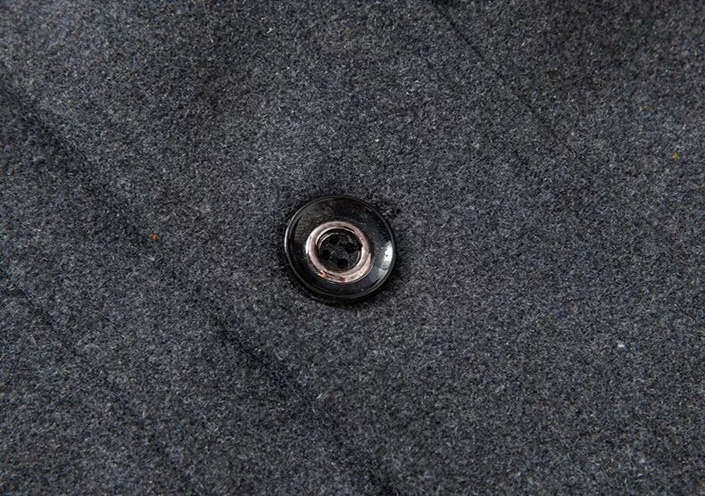 Men's Jacket - Zip-Up - Single Breasted - Woolen Coat - Winter Jacket-Jacket-Chaps of London-Chaps of London