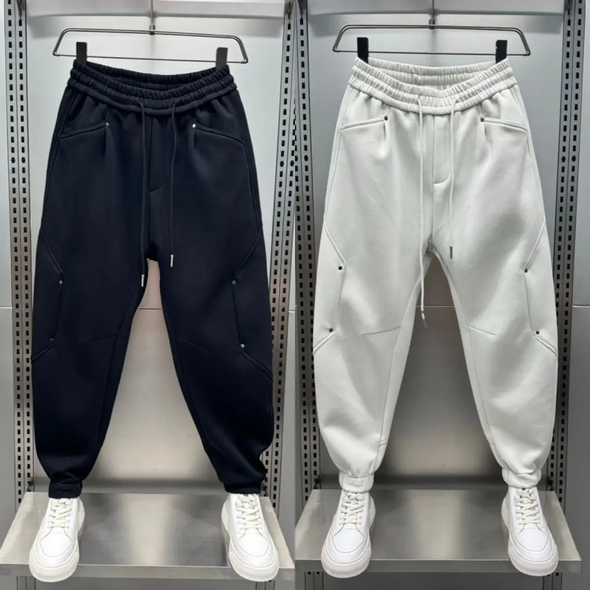 Men's Joggers | Comfy | Elastic Waist | Baggy Joggers | Sweatpants-Men's Joggers-Chaps of London-Chaps of London