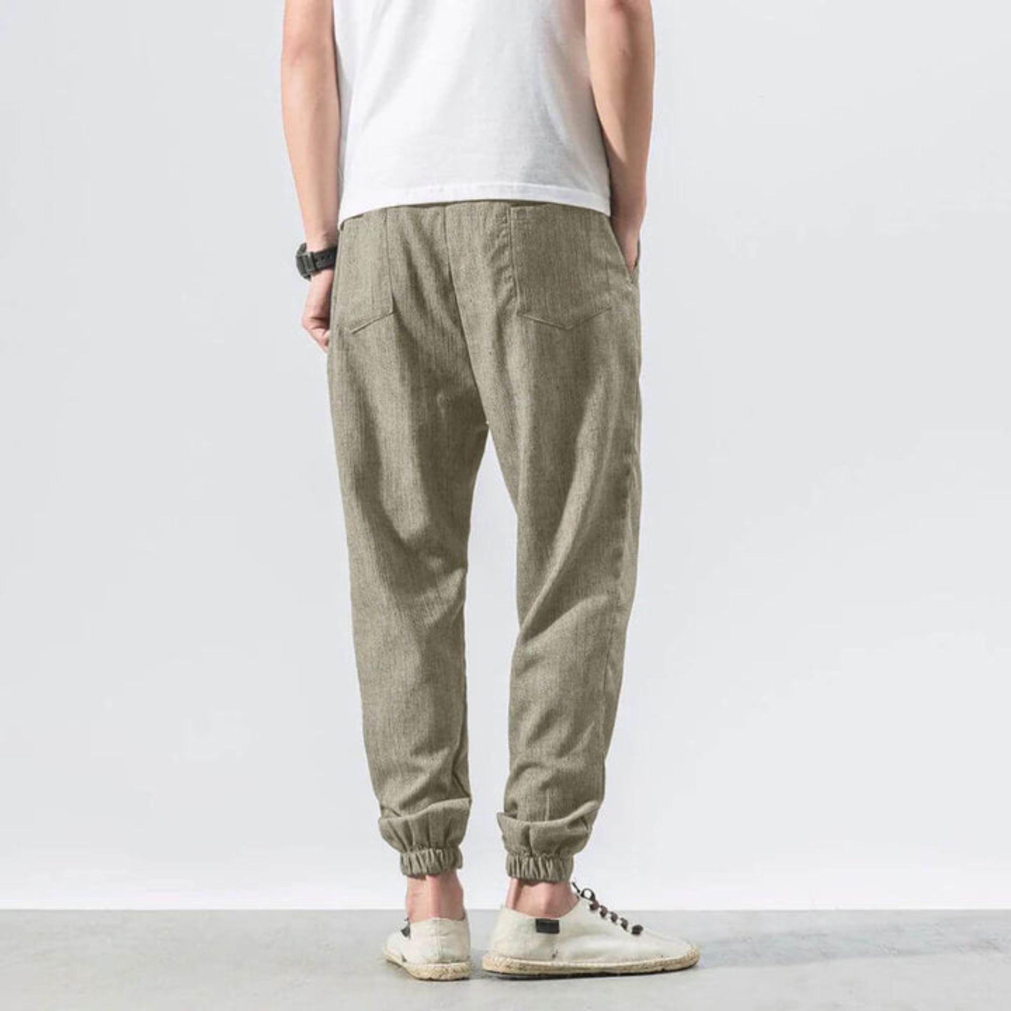 Men's Joggers - Leisure - Lightweight - Drawstring Pants - Men's Pants-Chaps of London-Chaps of London