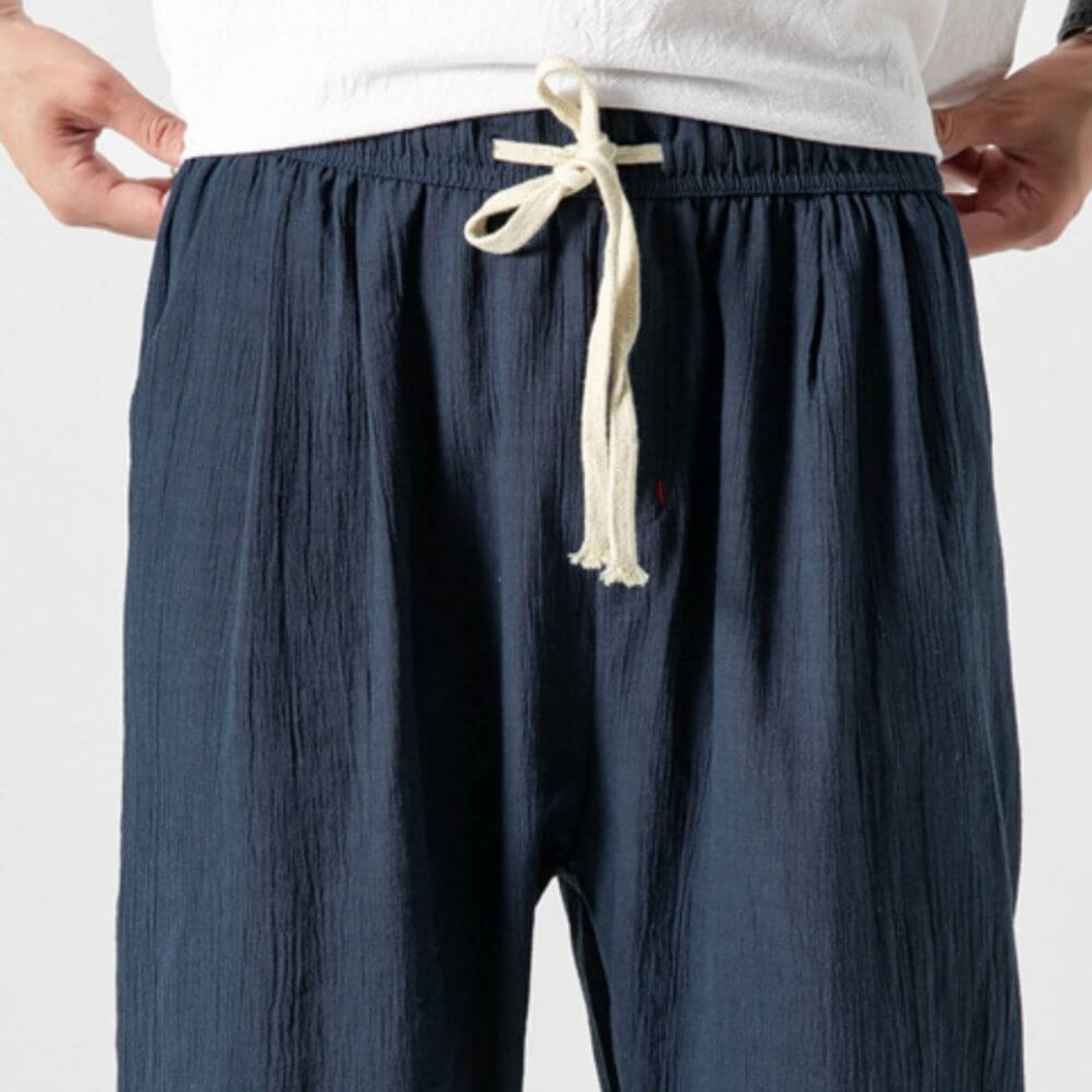 Men's Joggers - Leisure - Lightweight - Drawstring Pants - Men's Pants-Chaps of London-Chaps of London
