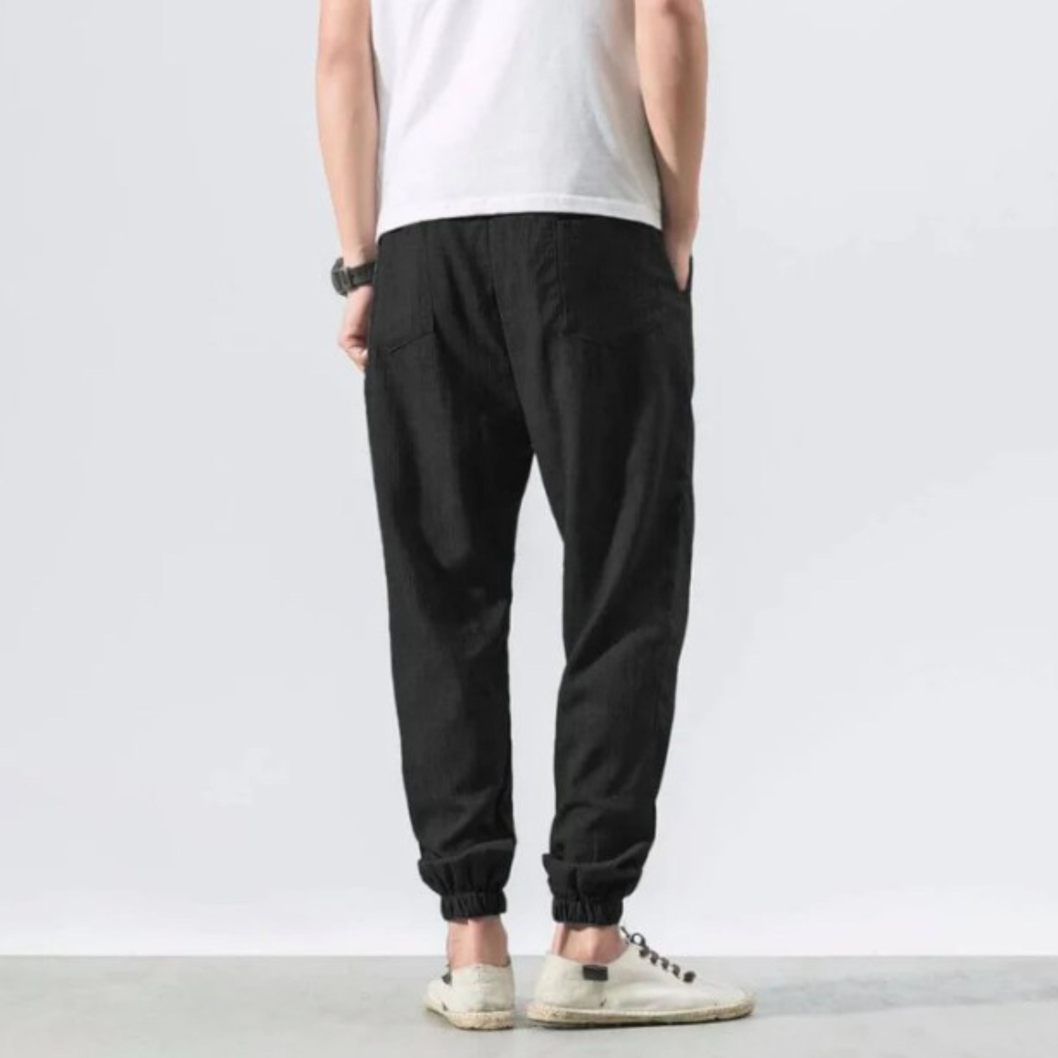 Men's Joggers - Leisure - Lightweight - Drawstring Pants - Men's Pants-Chaps of London-Chaps of London