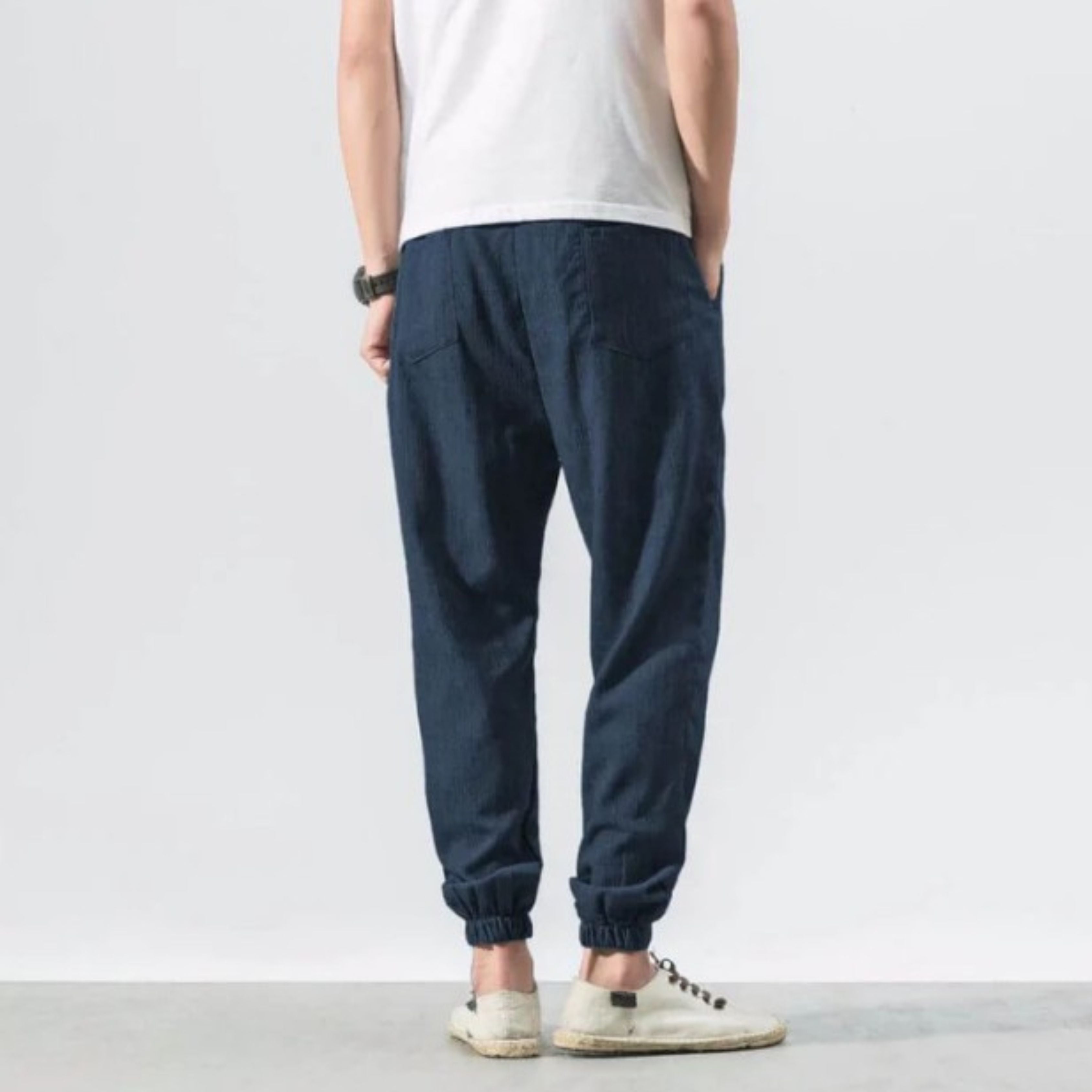 Men's Joggers - Leisure - Lightweight - Drawstring Pants - Men's Pants-Chaps of London-Chaps of London