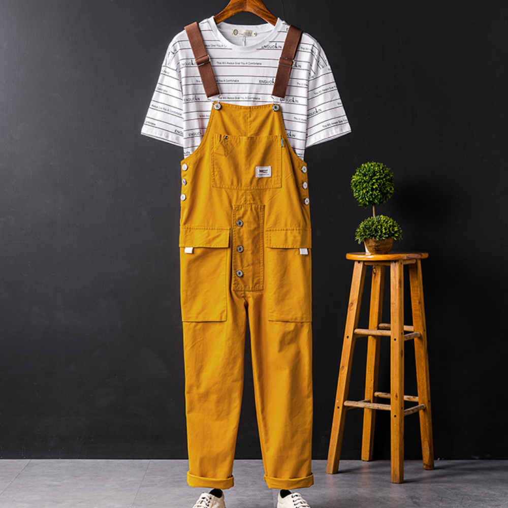 Men's Overalls | Cargo | Pockets | Dungarees | Men's Clothing-Chaps of London-Chaps of London