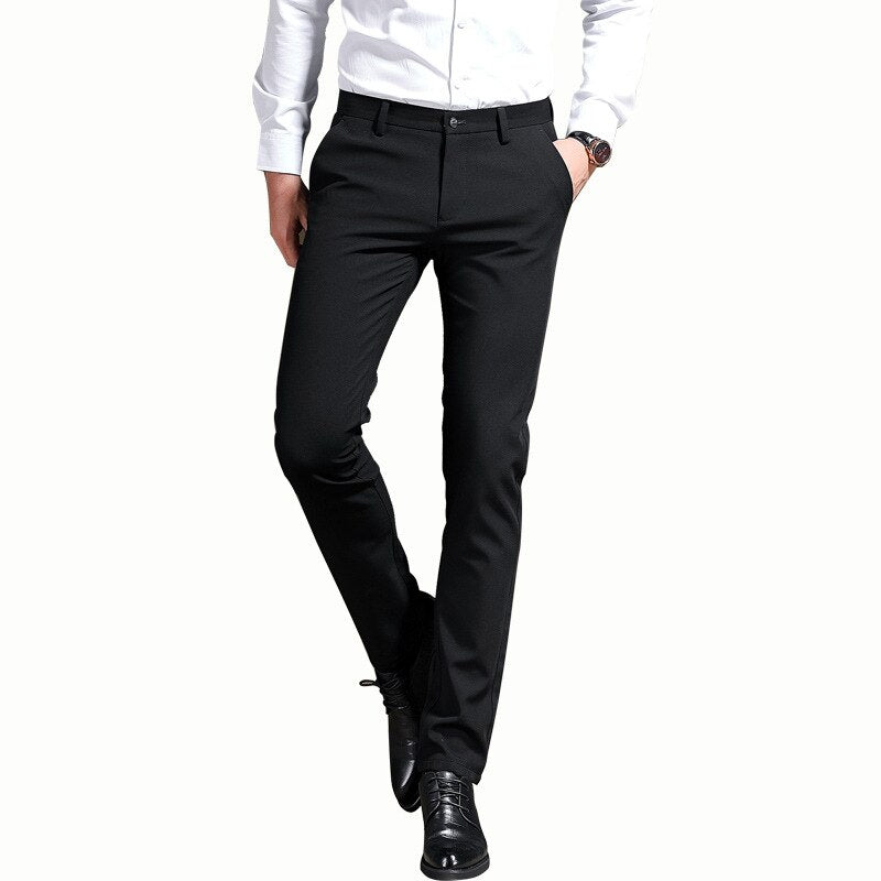 Men's Pants - Smart Casual - Slim Fit - Stretch Pants - Dress Pants-Chaps of London-Chaps of London