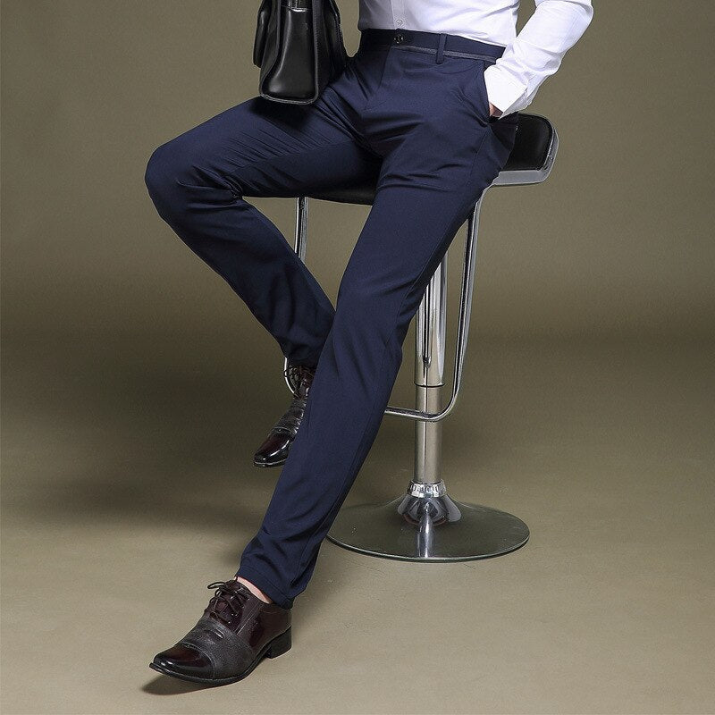 Men's Pants - Smart Casual - Slim Fit - Stretch Pants - Dress Pants-Chaps of London-Chaps of London