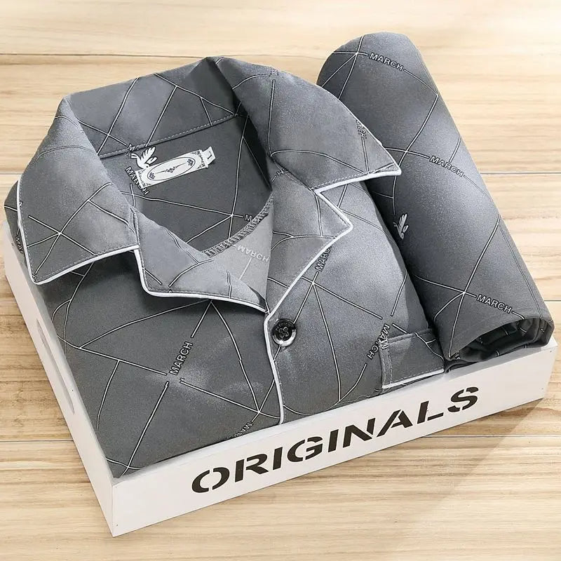 Men's Pyjama | Long Sleeve | Long Pants | Pajama Set | Men's PJS-Men's Pajama Set-Chaps of London-Chaps of London