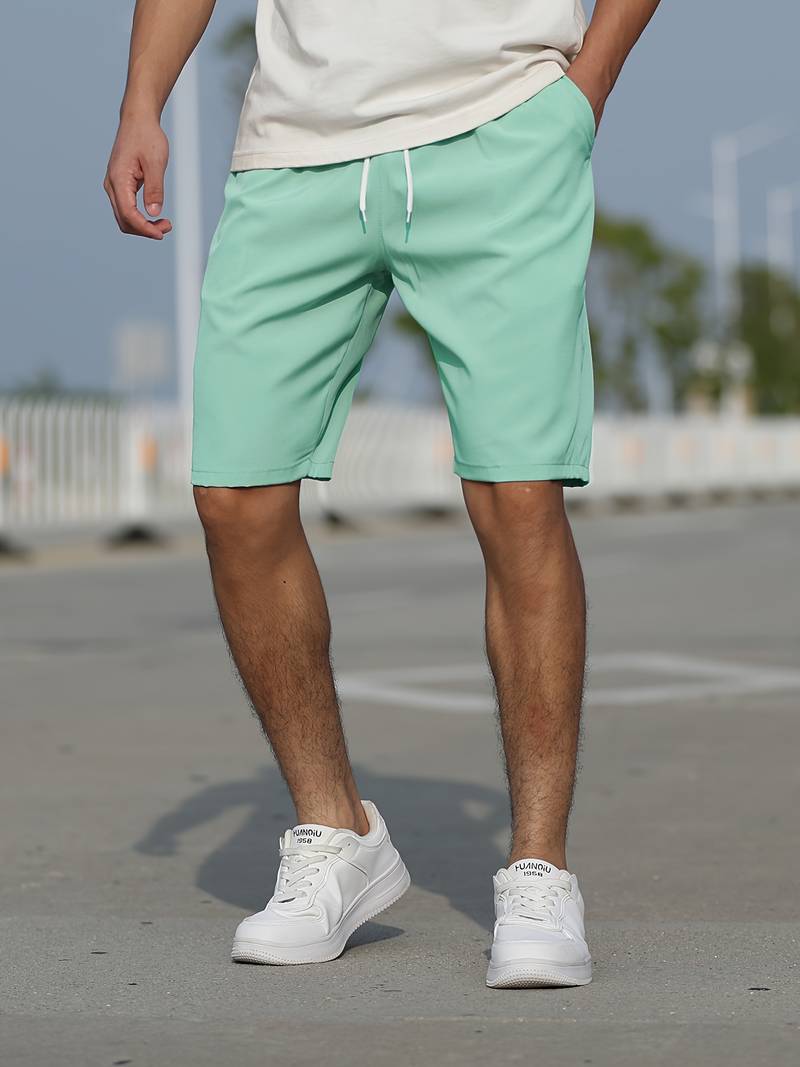 Men's Shorts - Casual Drawstring Long Summer Shorts for Men-Shorts-Chaps of London-Chaps of London