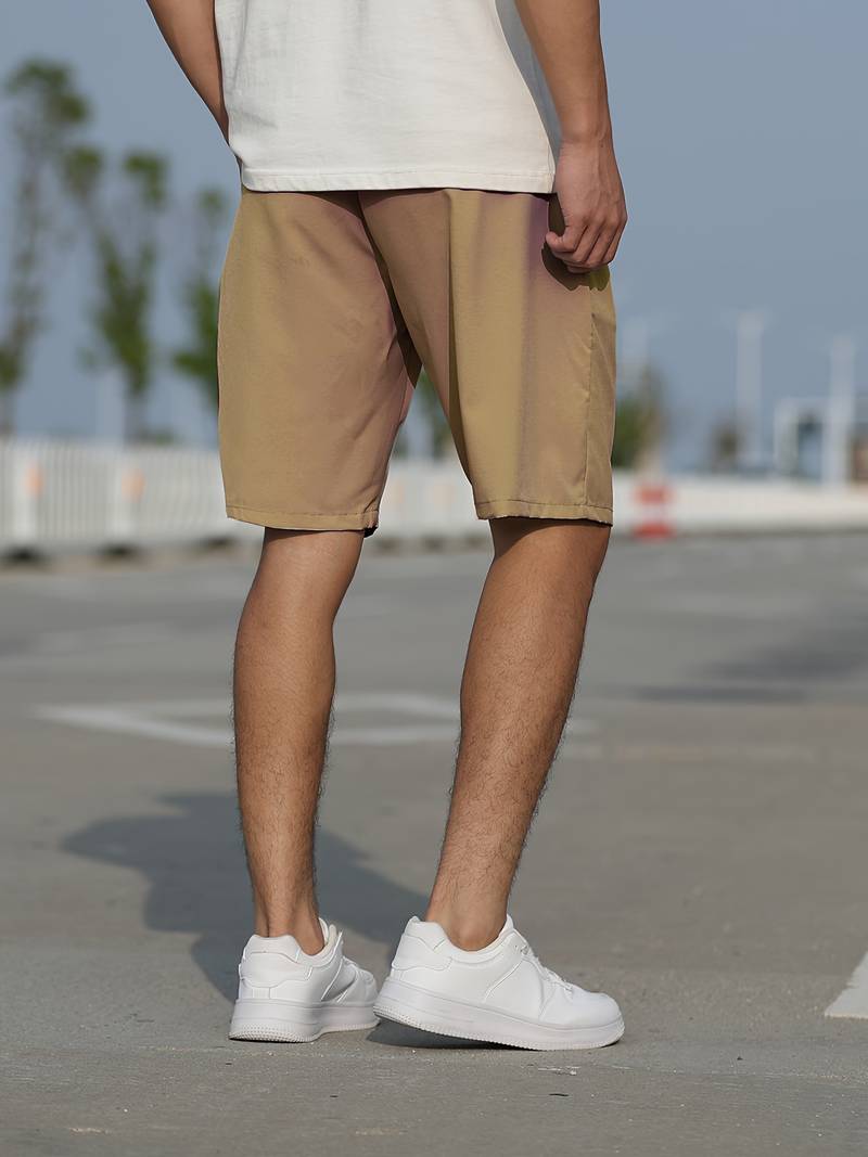 Men's Shorts - Casual Drawstring Long Summer Shorts for Men-Shorts-Chaps of London-Chaps of London