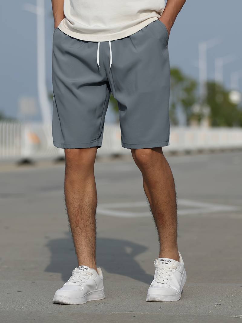 Men's Shorts - Casual Drawstring Long Summer Shorts for Men-Shorts-Chaps of London-Chaps of London