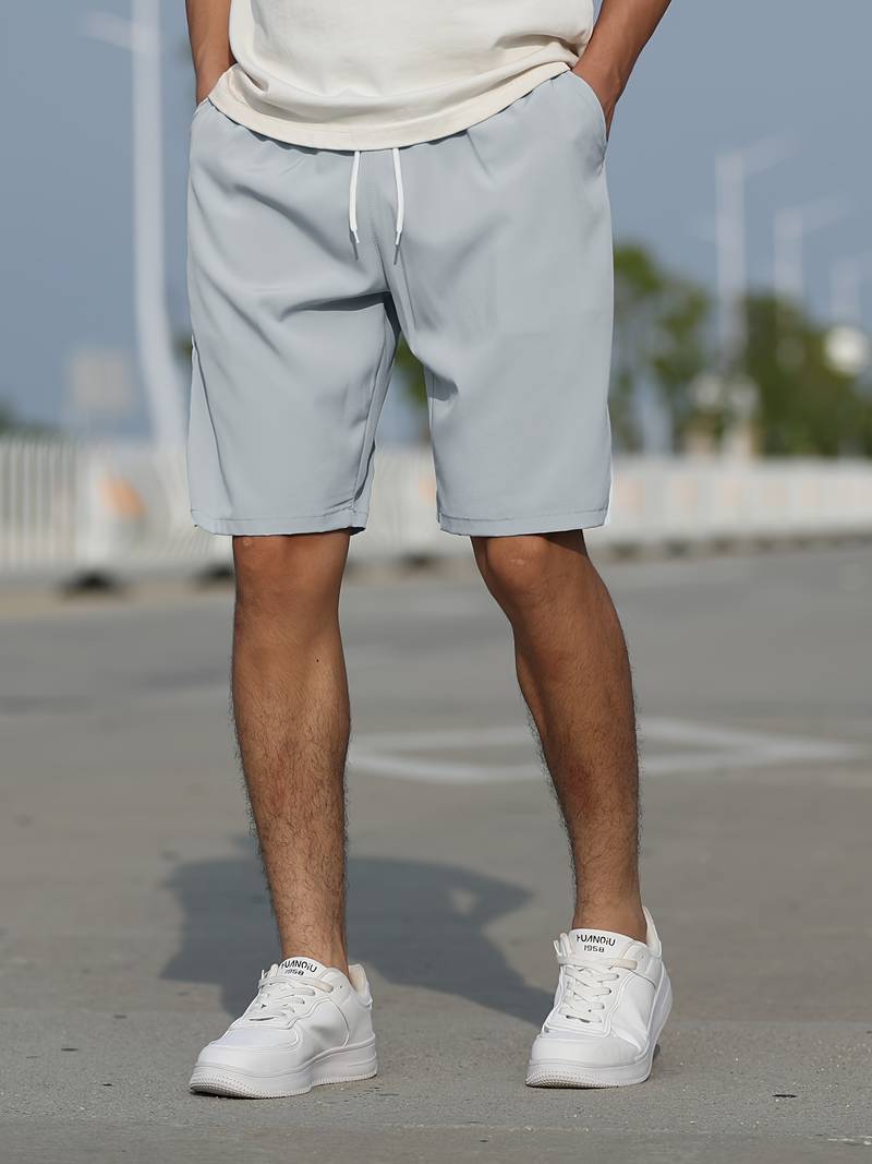 Men's Shorts - Casual Drawstring Long Summer Shorts for Men-Shorts-Chaps of London-Chaps of London