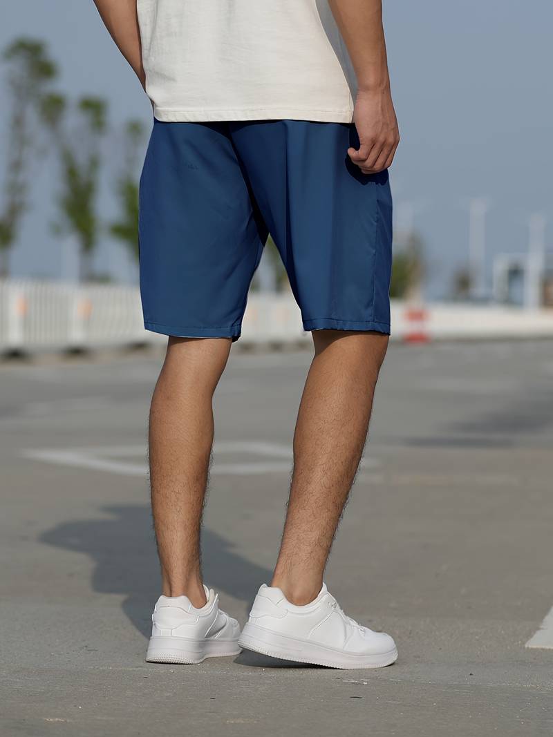 Men's Shorts - Casual Drawstring Long Summer Shorts for Men-Shorts-Chaps of London-Chaps of London
