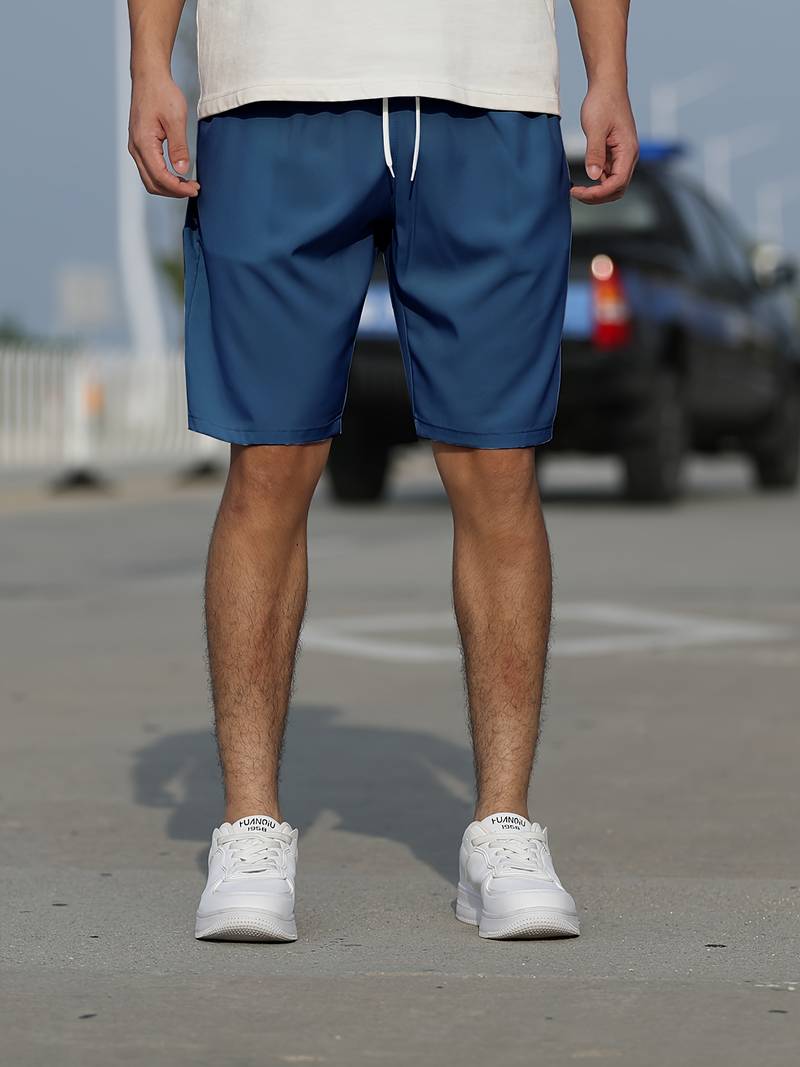 Men's Shorts - Casual Drawstring Long Summer Shorts for Men-Shorts-Chaps of London-Chaps of London