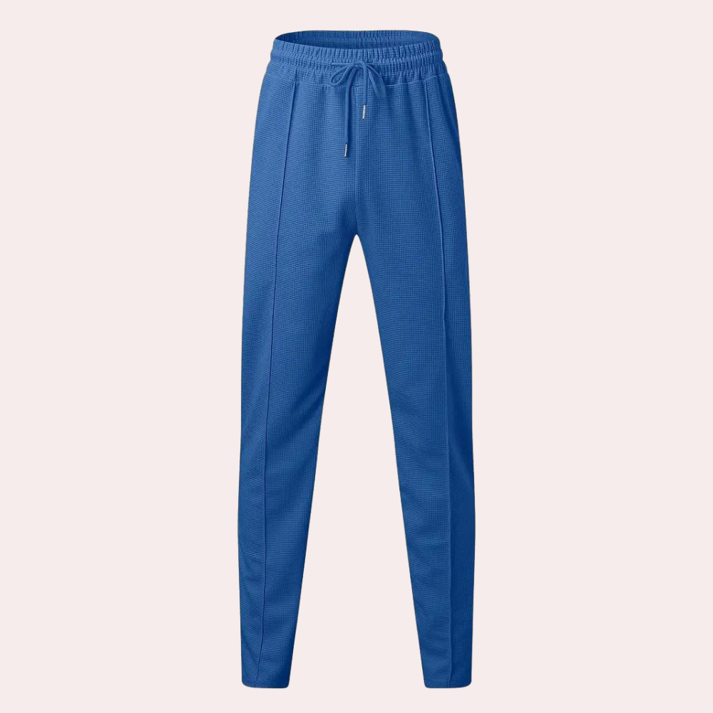 Men's Skinny Sweatpants - Elastic Waist - Slim Fit - Leisure Pants - Men's Pants-Men Winter Pants-Chaps of London-Chaps of London