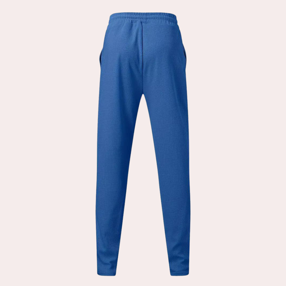 Men's Skinny Sweatpants - Elastic Waist - Slim Fit - Leisure Pants - Men's Pants-Men Winter Pants-Chaps of London-Chaps of London
