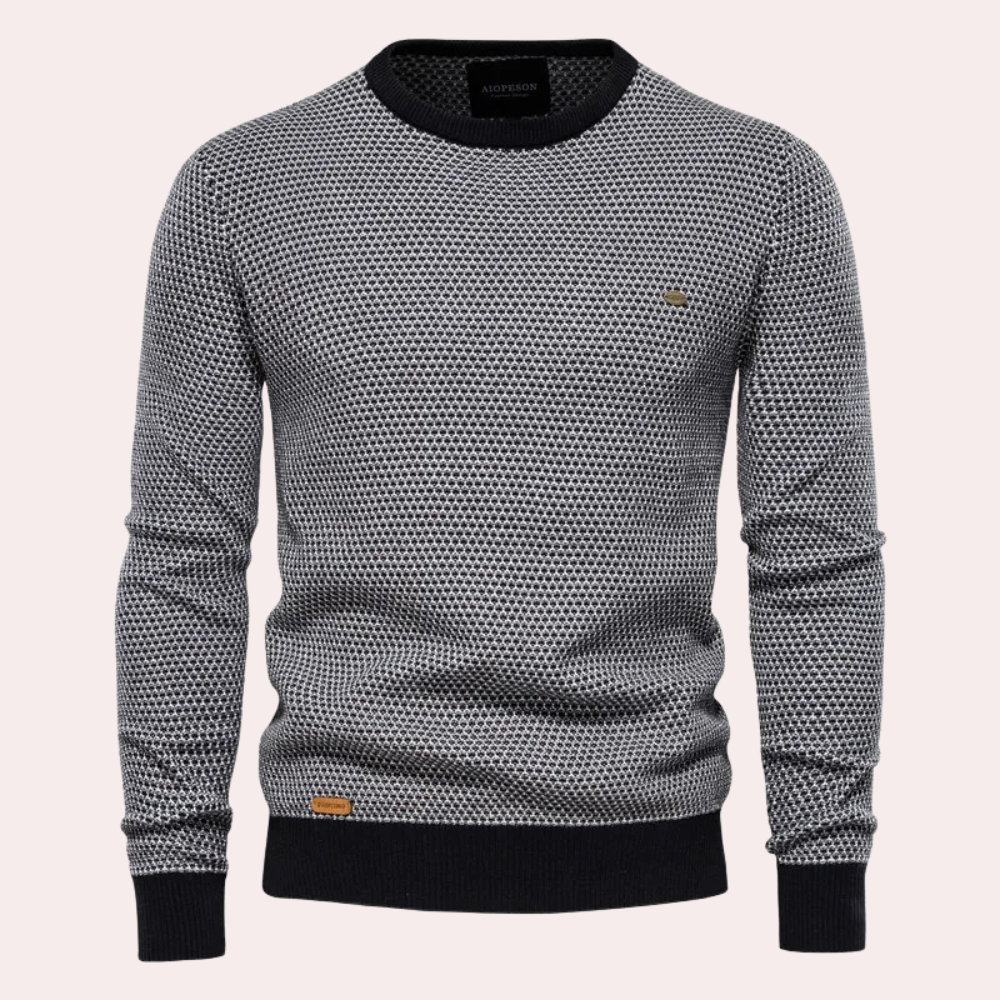 Men's Sweater | Crew Neck | Regular Fit | Knitted Jumper | Men's Clothing-Chaps of London-Chaps of London
