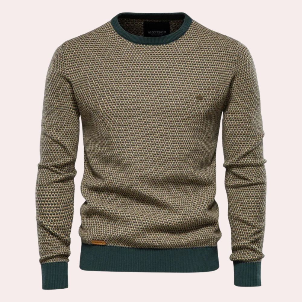 Men's Sweater | Crew Neck | Regular Fit | Knitted Jumper | Men's Clothing-Chaps of London-Chaps of London