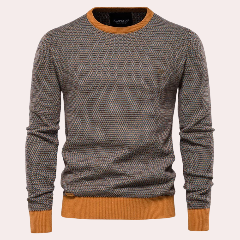 Men's Sweater | Crew Neck | Regular Fit | Knitted Jumper | Men's Clothing-Chaps of London-Chaps of London