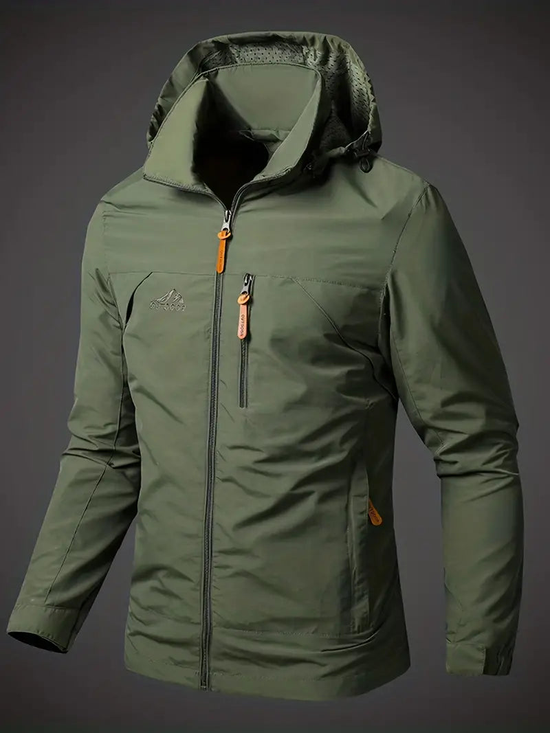 Men's Windbreaker - Hooded - Outdoor - Waterproof Jacket - Windbreaker Jacket-Men's Windbreaker Jacket-Chaps of London-Chaps of London
