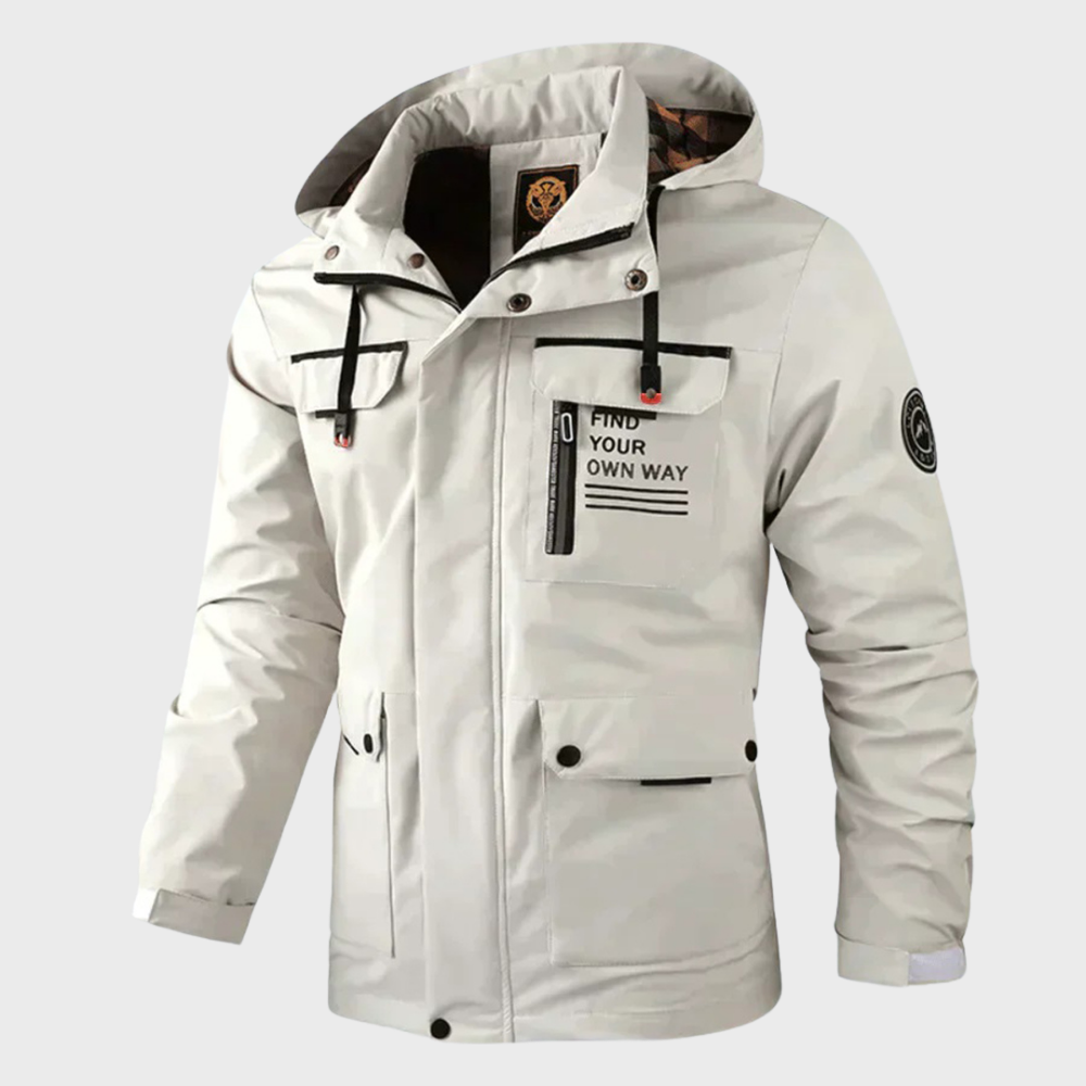 Men's Winter Jacket - Warm - Hooded - Snow Jacket - Men's Ski Coat-Jackets-Chaps of London-Chaps of London