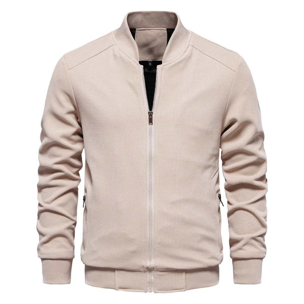 Men's Zip Up Sweatshirt - Casual Full Zip Bomber Sweatshirt Jacket with Pockets-Chaps of London-Chaps of London