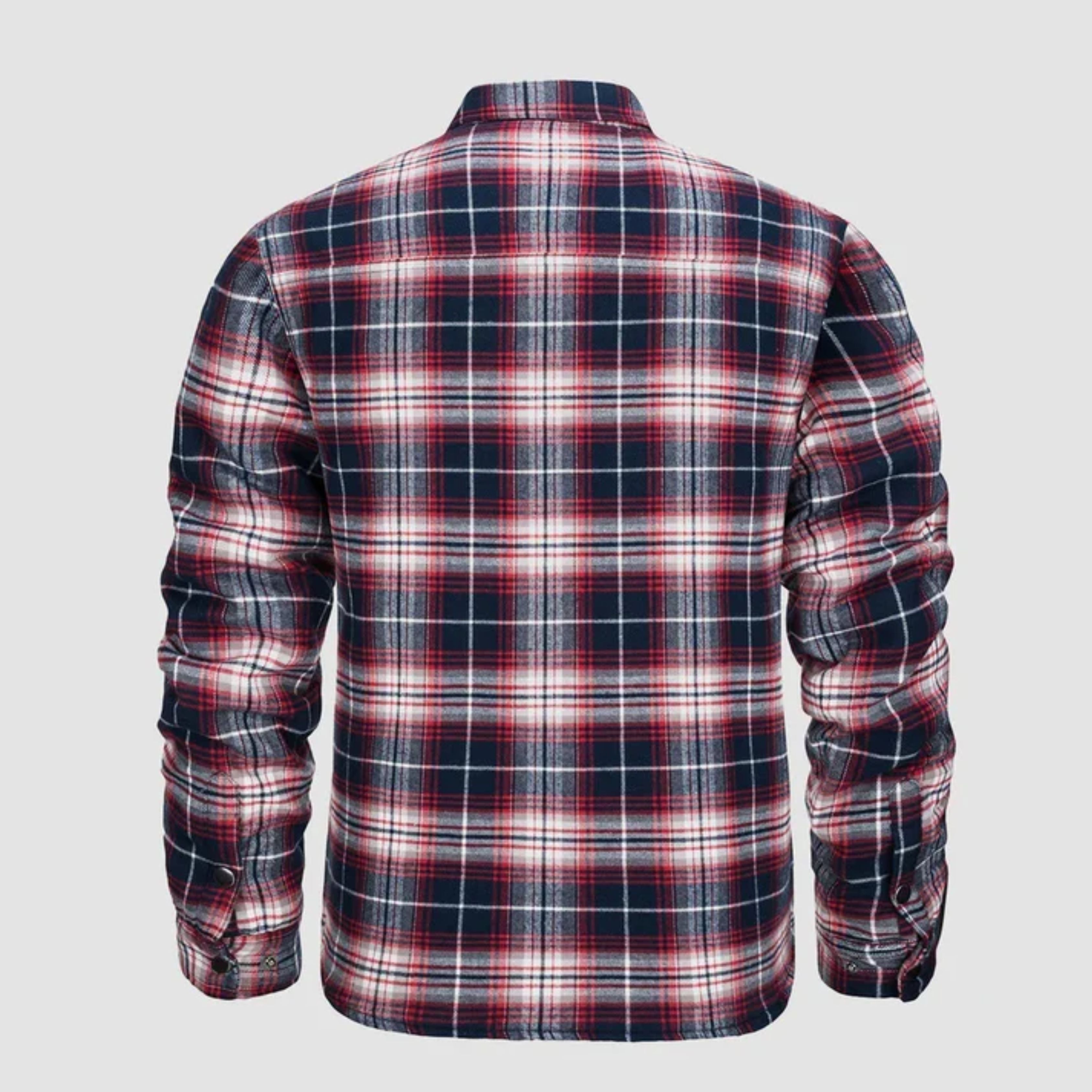 Plaid Jacket | Buttoned Up | Shirt Jacket | Quilted Jacket | Men's Flannel Jacket -Chaps of London-Chaps of London