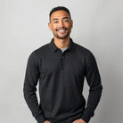 Polo Shirt | Collared | Long Sleeve | Polo Jumper | Men's Sweater-Men Sweaters-Chaps Herrenmode-Chaps of London