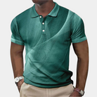 Polo Shirt - Short Sleeve - Quarter Button - Collared T-Shirt - Men's Shirt-Men Summer Shirt-Chaps of London-Dark Green-XS-Chaps of London
