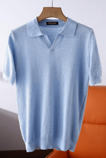 Polo Shirt | Short Sleeve | V-Neck | Polo T-Shirt | Men's Shirt-Polos-Chaps of London-Chaps of London