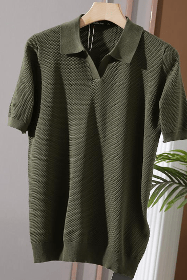 Polo Shirt | Short Sleeve | V-Neck | Polo T-Shirt | Men's Shirt-Polos-Chaps of London-Chaps of London