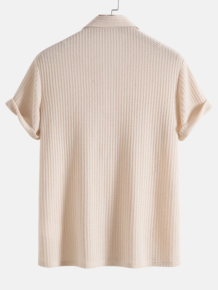 Polo T-Shirt - Men's Collared Button Neck Short Sleeve T-Shirt-Blouses_M-Chaps of London-Chaps of London