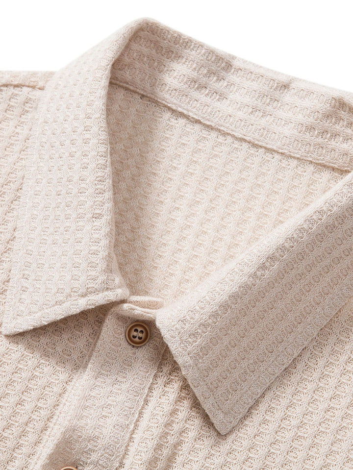 Polo T-Shirt - Men's Collared Button Neck Short Sleeve T-Shirt-Blouses_M-Chaps of London-Chaps of London