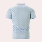 Polo T-Shirt - Men's Quarter Button Short Sleeve Polo Shirt-Chaps of London-Chaps of London