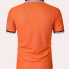 Polo T-Shirt - Orange - Shirt Sleeve - Polo Shirt - Men's Clothing-Men Summer Shirt-Chaps of London-Chaps of London
