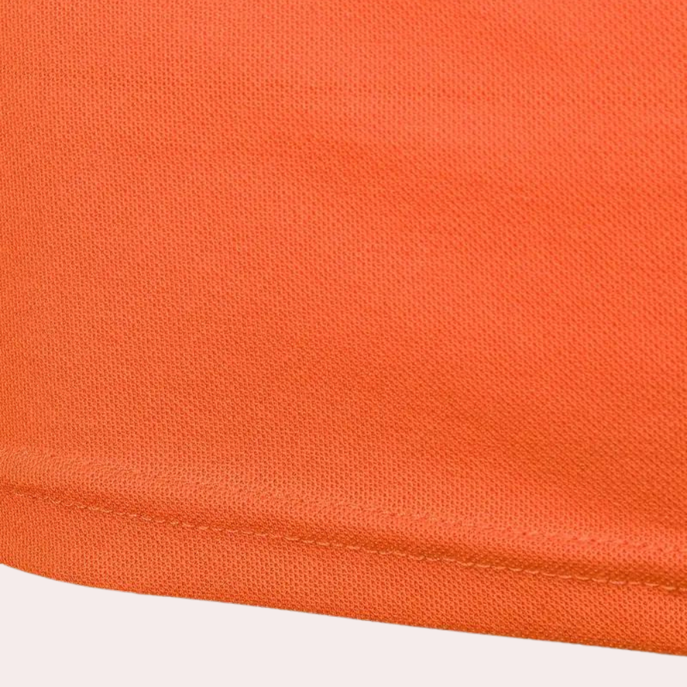 Polo T-Shirt - Orange - Short Sleeve - Collared T-Shirt - Men's Shirt-Chaps of London-Chaps of London